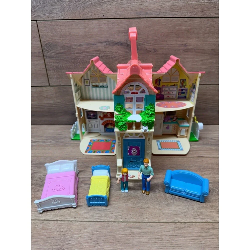 Fisher-Price Loving Family Sweet Streets Country Cottage House w/ Accessories